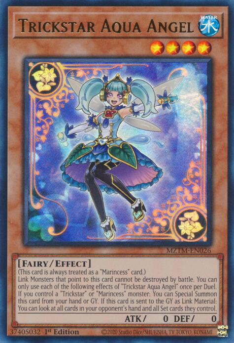 Trickstar Aqua Angel [MZTM-EN026] Ultra Rare Yu-Gi-Oh!
