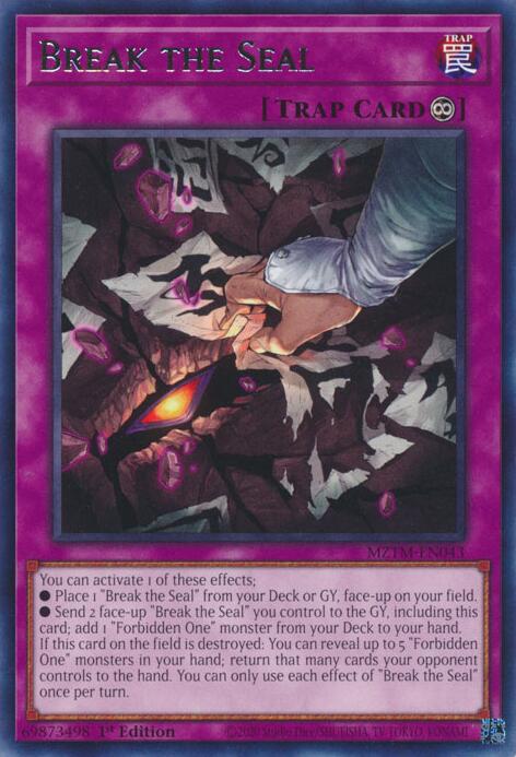 Break the Seal [MZTM-EN043] Rare Yu-Gi-Oh!