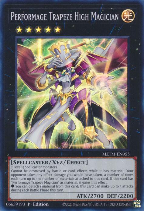 Performage Trapeze High Magician [MZTM-EN055] Super Rare Yu-Gi-Oh!