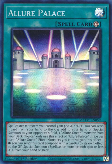 Allure Palace [MZTM-EN059] Super Rare Yu-Gi-Oh!