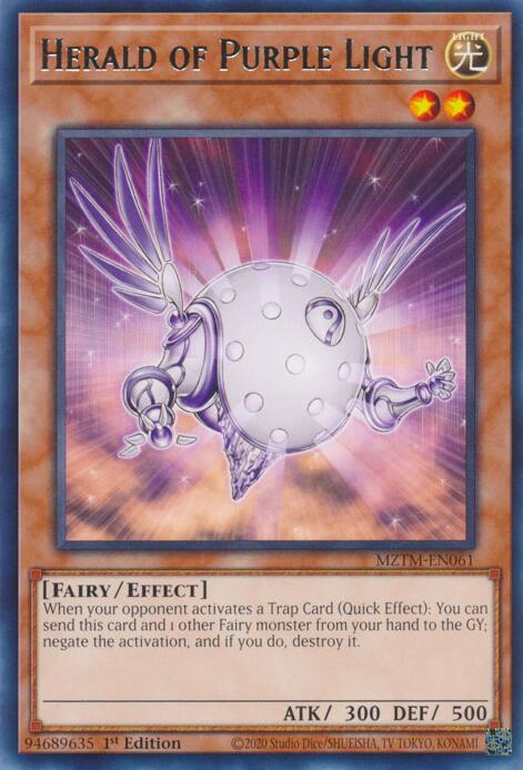 Herald of Purple Light [MZTM-EN061] Rare Yu-Gi-Oh!