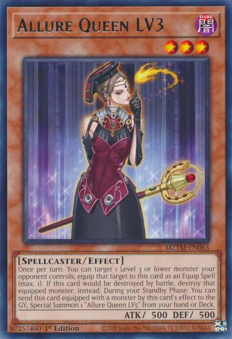 Allure Queen LV3 [MZTM-EN063] Rare Yu-Gi-Oh!