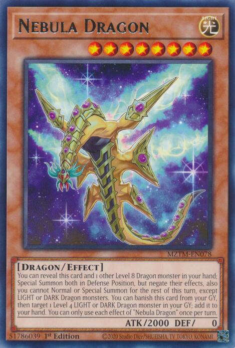 Nebula Dragon [MZTM-EN078] Rare Yu-Gi-Oh!
