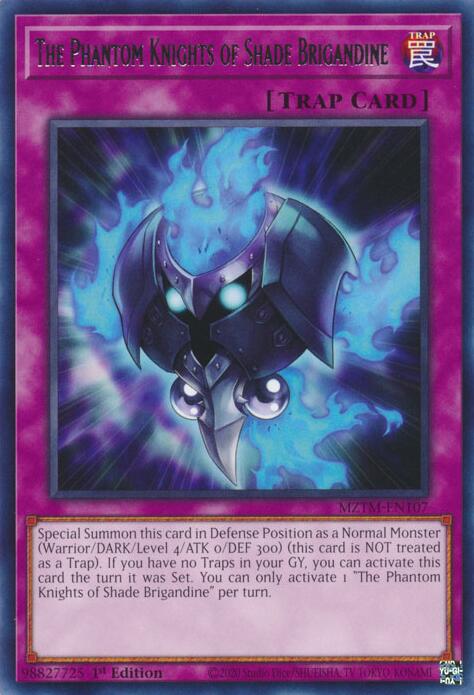The Phantom Knights of Shade Brigandine [MZTM-EN107] Rare Yu-Gi-Oh!