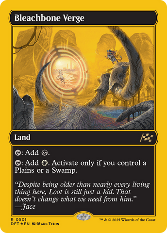 Bleachbone Verge (First-Place Foil) [Aetherdrift] Magic: The Gathering