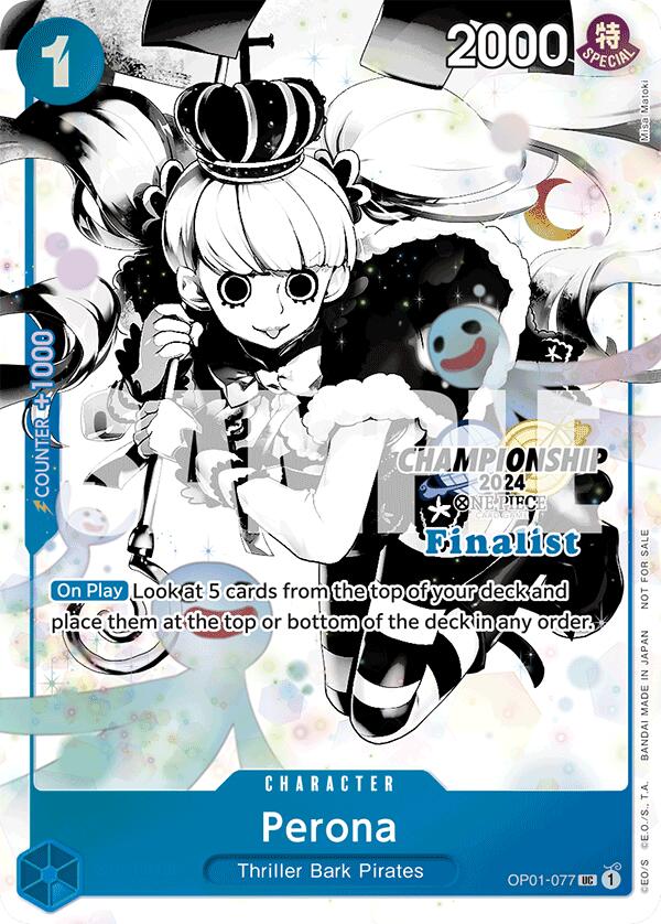 Perona (Championship 2024 Card Set Vol. 2) [One Piece Promotion Cards] Bandai