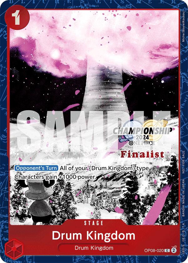 Drum Kingdom (Championship 2024 Card Set Vol. 2) [Finalist] [One Piece Promotion Cards] Bandai