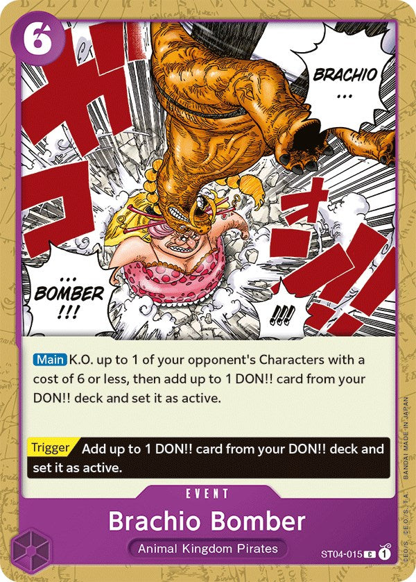Brachio Bomber [Starter Deck: Animal Kingdom Pirates] Bandai