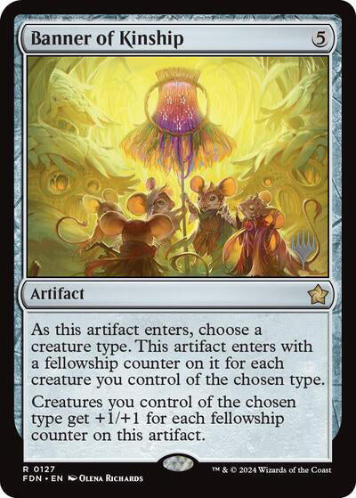 Banner of Kinship (Promo Pack) [Foundations Promos] Magic: The Gathering