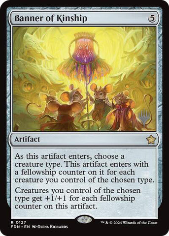 Banner of Kinship (Promo Pack) [Foundations Promos] Magic: The Gathering