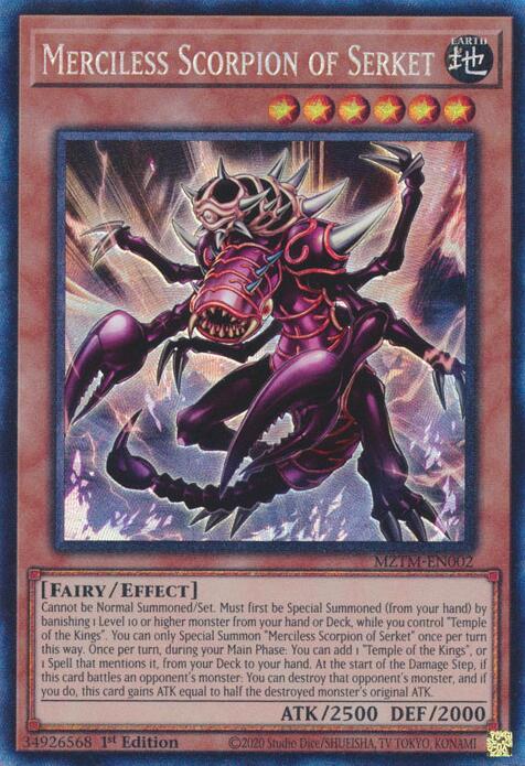 Merciless Scorpion of Serket (Collector's Rare) [MZTM-EN002] Ultra Rare Yu-Gi-Oh!