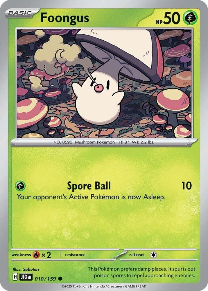Foongus (010/159) [Scarlet & Violet: Journey Together] Pokémon