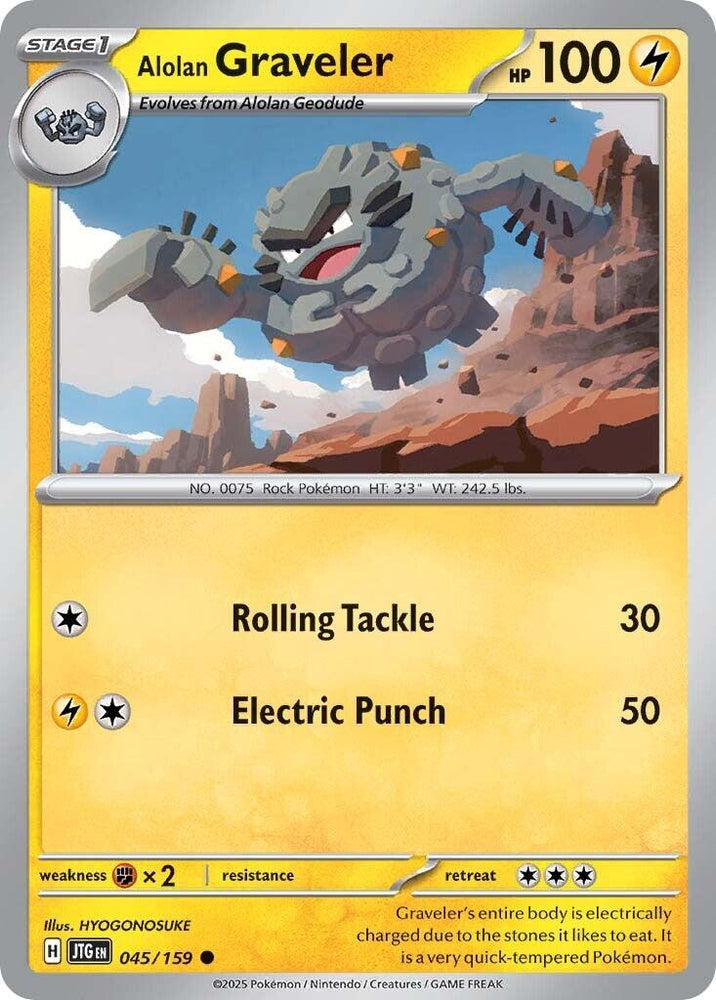 Alolan Graveler (045/159) [Scarlet & Violet: Journey Together] Pokémon