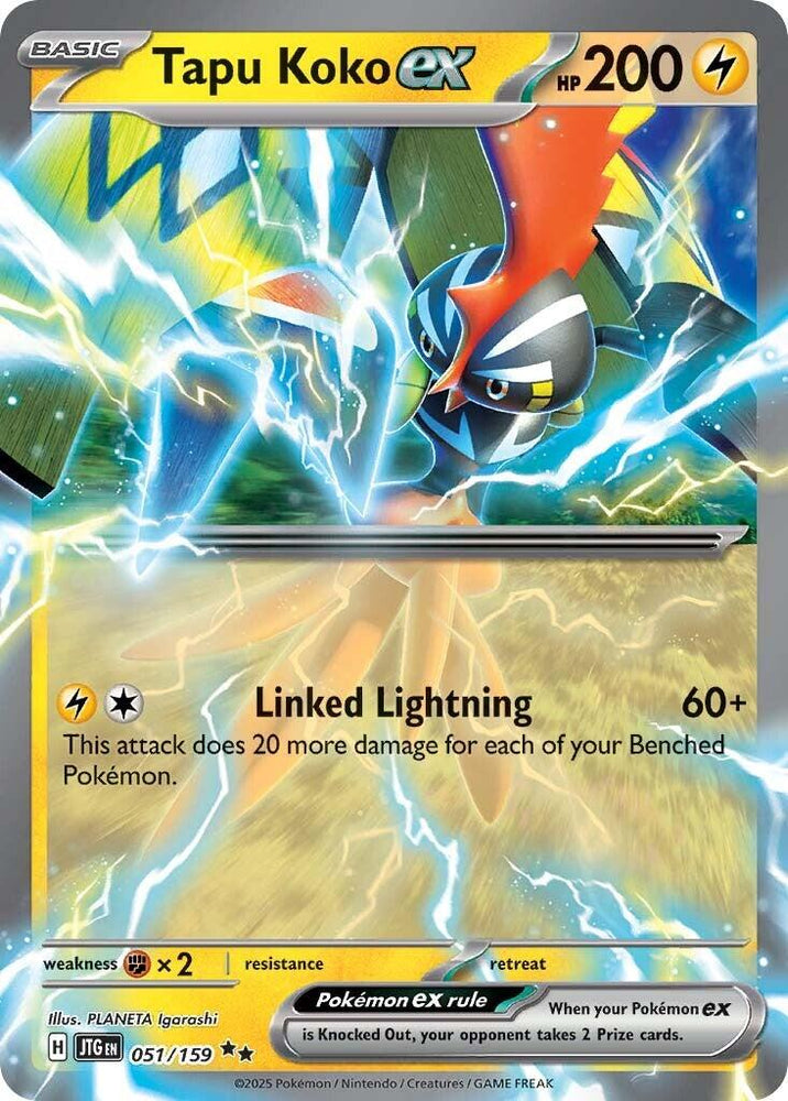 Tapu Koko ex (051/159) [Scarlet & Violet: Journey Together] Pokémon