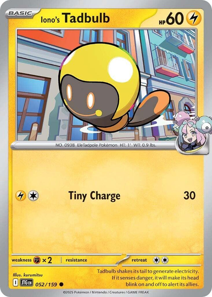 Iono's Tadbulb (052/159) [Scarlet & Violet: Journey Together] Pokémon