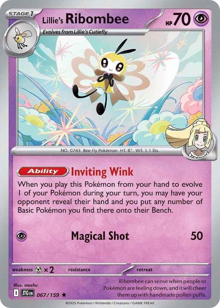 Lillie's Ribombee (067/159) [Scarlet & Violet: Journey Together] Pokémon