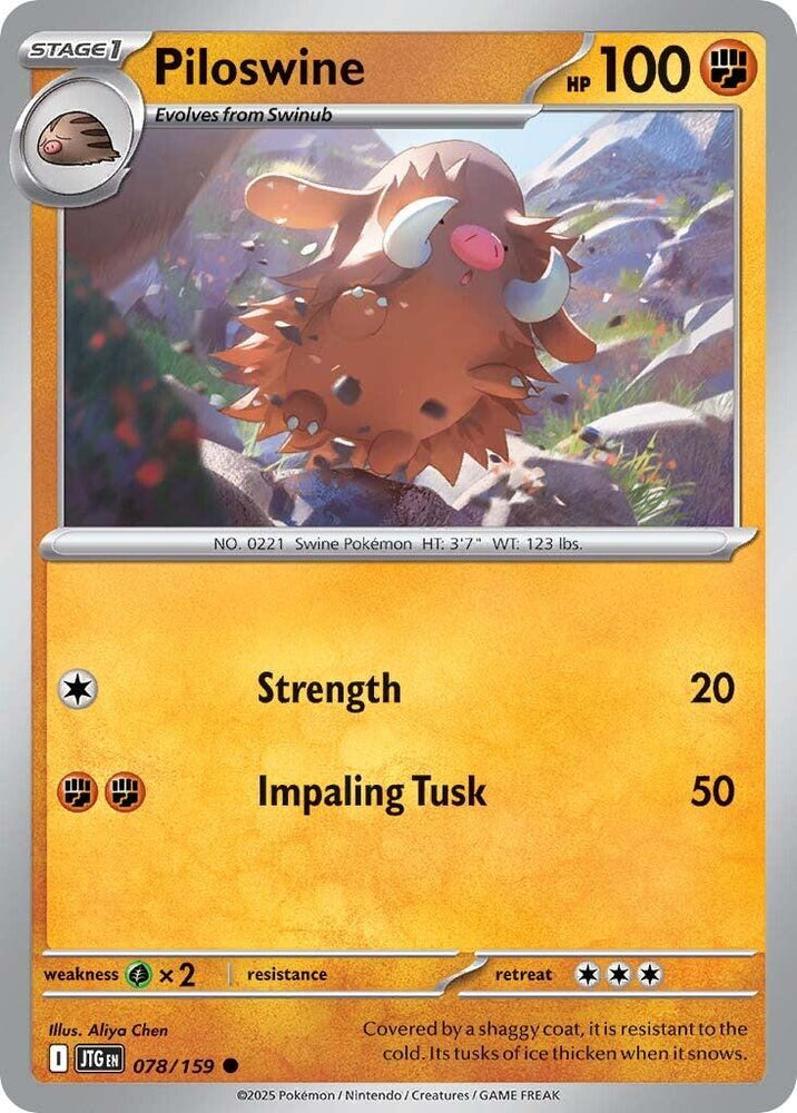 Piloswine (078/159) [Scarlet & Violet: Journey Together] Pokémon