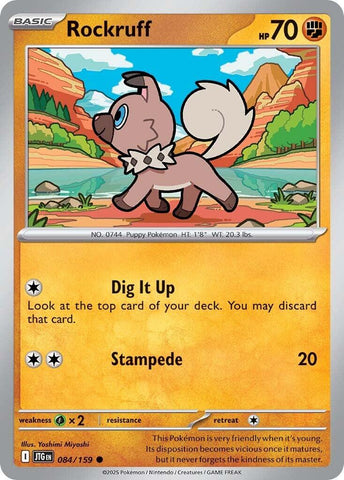 Rockruff (084/159) [Scarlet & Violet: Journey Together] Pokémon