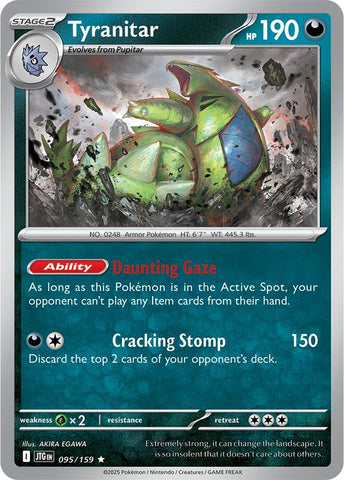 Tyranitar (095/159) [Scarlet & Violet: Journey Together] Pokémon