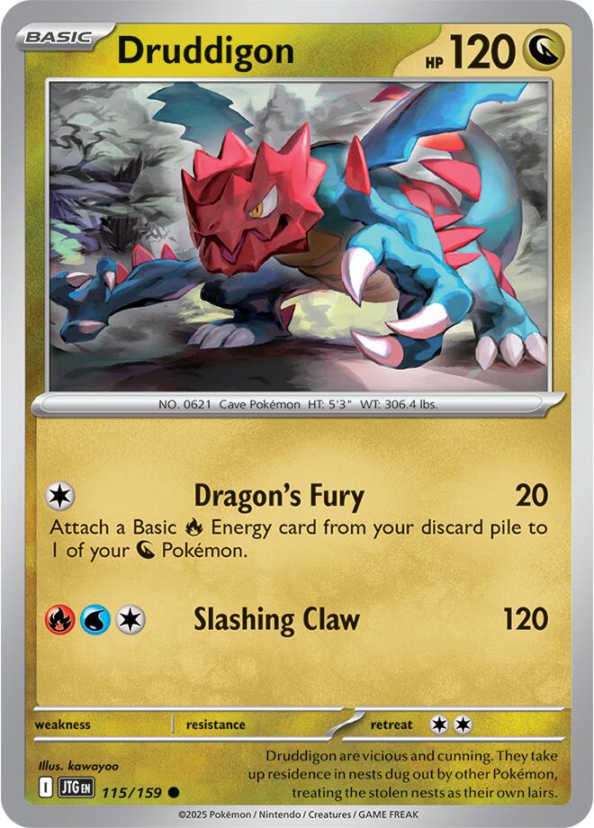 Druddigon (115/159) [Scarlet & Violet: Journey Together] Pokémon