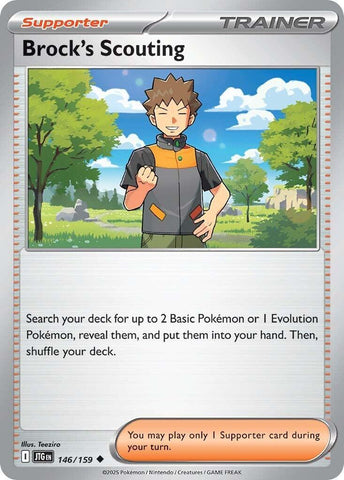 Brock's Scouting (146/159) [Scarlet & Violet: Journey Together] Pokémon