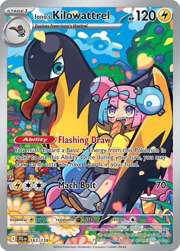 Iono's Kilowattrel (163/159) [Scarlet & Violet: Journey Together] Pokémon