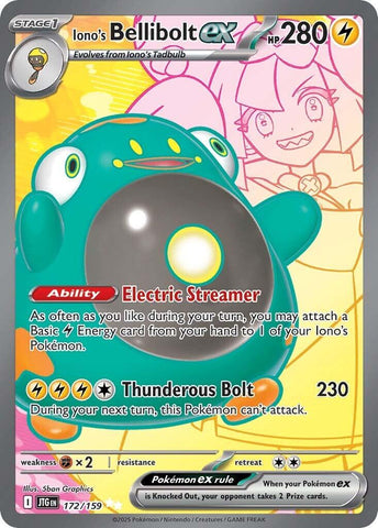 Iono's Bellibolt ex (172/159) [Scarlet & Violet: Journey Together] Pokémon
