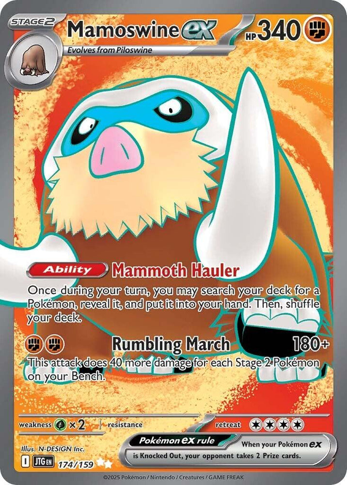Mamoswine ex (174/159) [Scarlet & Violet: Journey Together] Pokémon