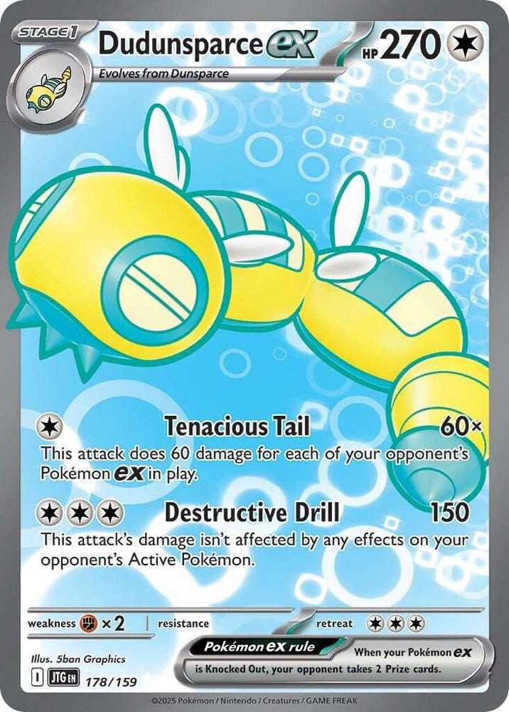 Dudunsparce ex (178/159) [Scarlet & Violet: Journey Together] Pokémon