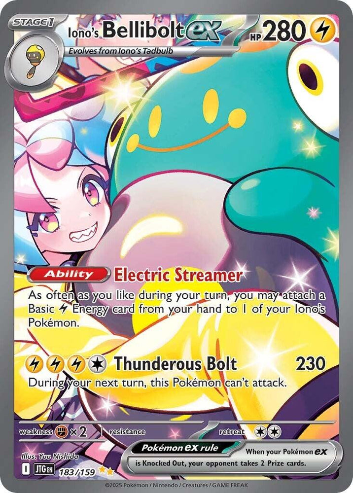 Iono's Bellibolt ex (183/159) [Scarlet & Violet: Journey Together] Pokémon