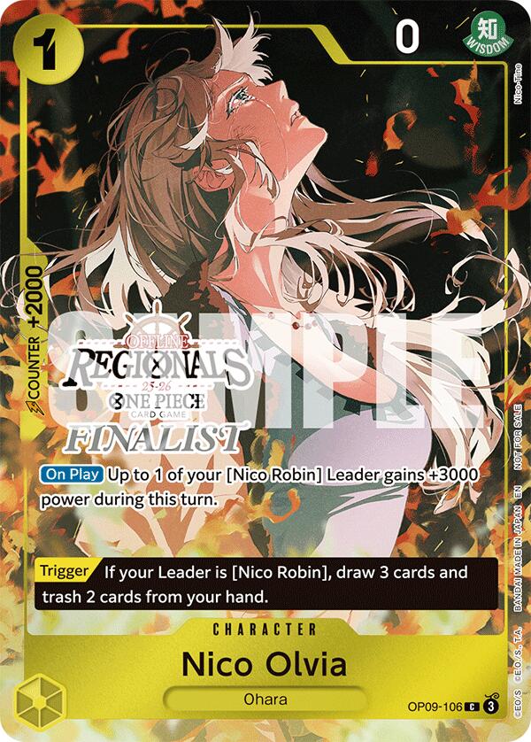Nico Olvia (Offline Regional Finalist Card Set 2025 Vol.1) [One Piece Promotion Cards] Bandai