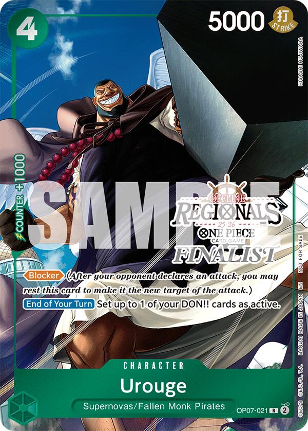 Urouge (Offline Regional Finalist Card Set 2025 Vol.1) [One Piece Promotion Cards] Bandai