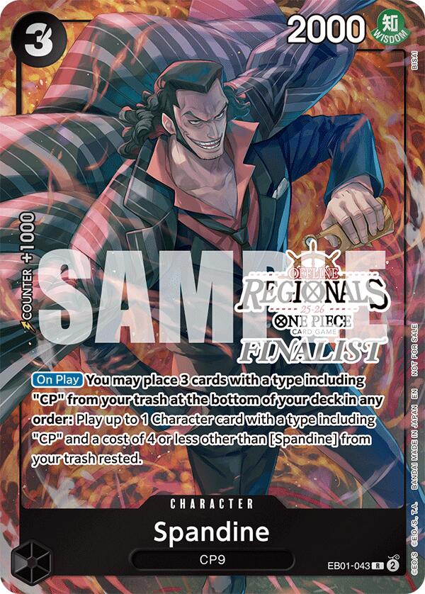 Spandine (Offline Regional Finalist Card Set 2025 Vol.1) [One Piece Promotion Cards] Bandai