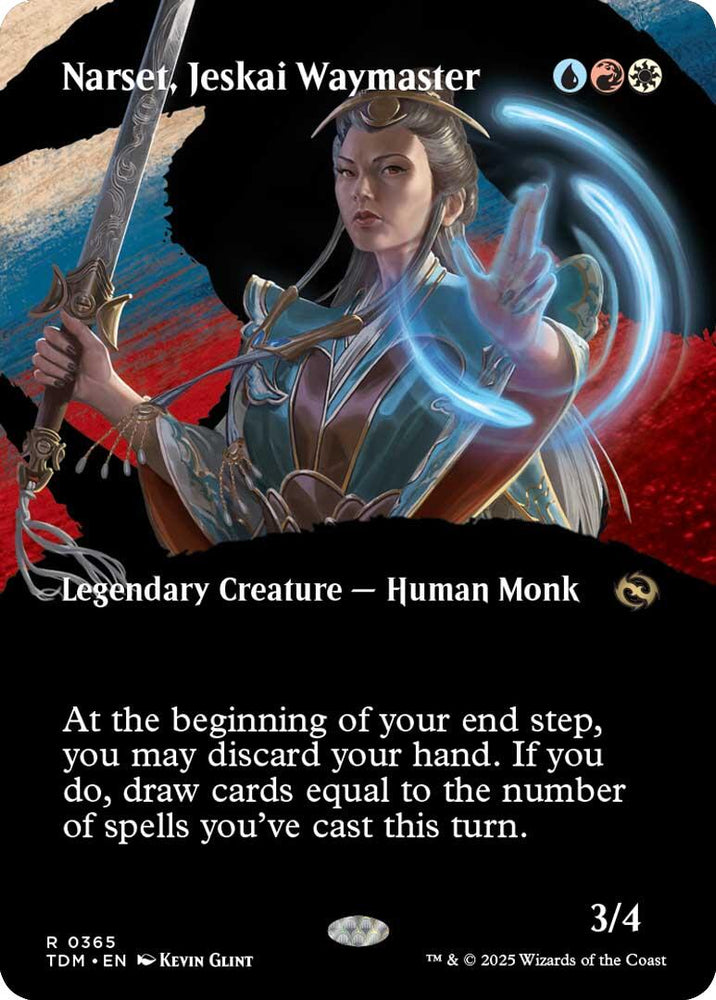 Narset, Jeskai Waymaster (Borderless) [Tarkir: Dragonstorm] Magic: The Gathering
