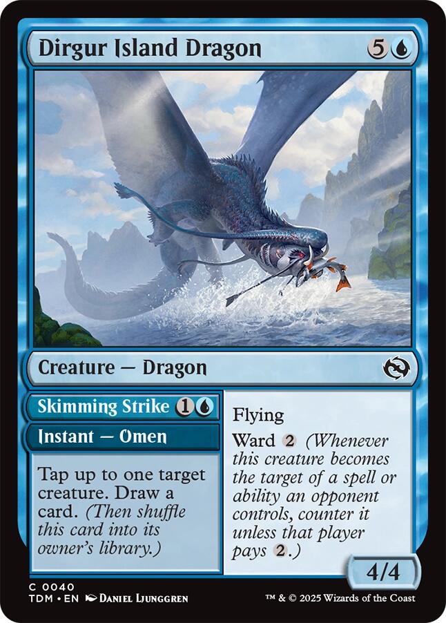 Dirgur Island Dragon [Tarkir: Dragonstorm] Magic: The Gathering