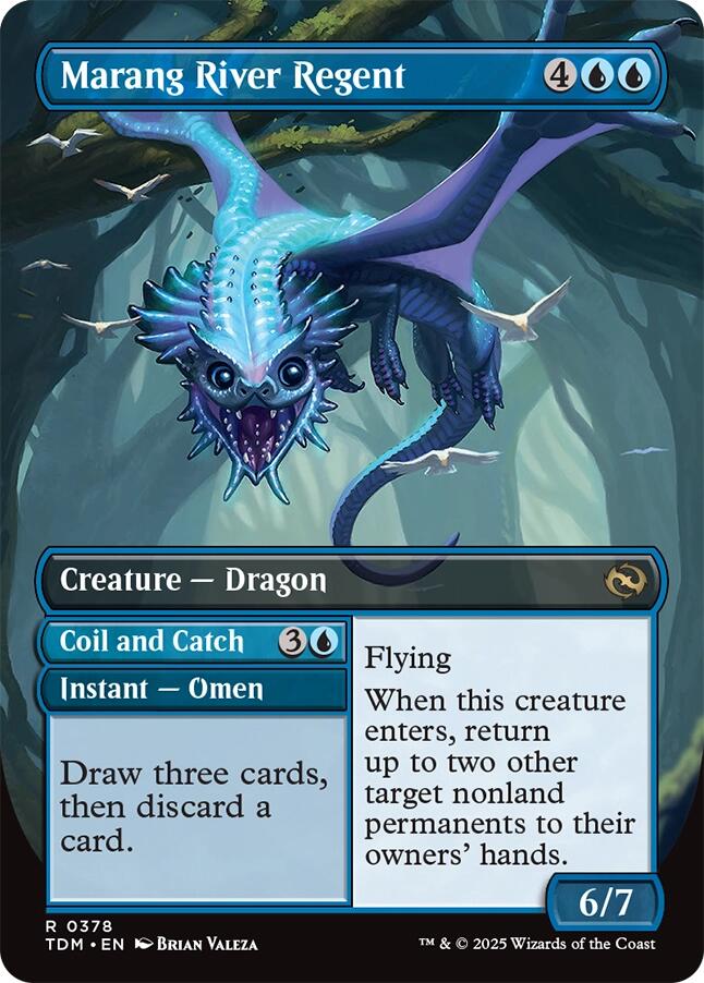 Marang River Regent (Borderless) [Tarkir: Dragonstorm] Magic: The Gathering