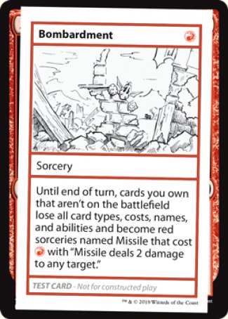Bombardment (2021 Edition) [Mystery Booster Playtest Cards] Magic: The Gathering