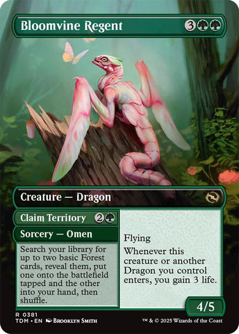 Bloomvine Regent (Borderless) [Tarkir: Dragonstorm] Magic: The Gathering
