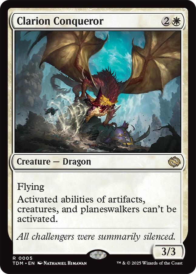 Clarion Conqueror [Tarkir: Dragonstorm] Magic: The Gathering