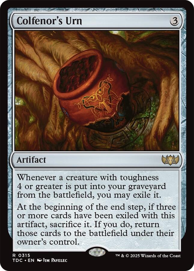 Colfenor's Urn [Tarkir: Dragonstorm Commander] Magic: The Gathering