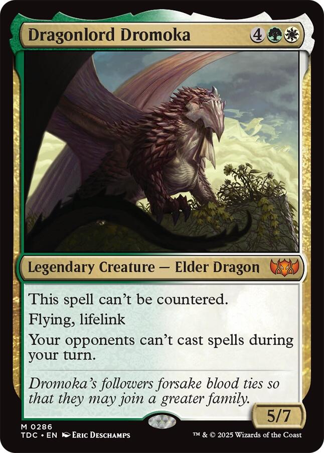Dragonlord Dromoka [Tarkir: Dragonstorm Commander] Magic: The Gathering