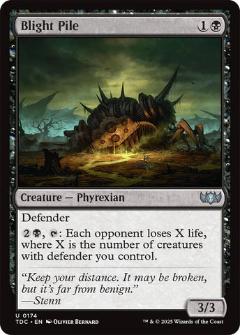 Blight Pile [Tarkir: Dragonstorm Commander] Magic: The Gathering