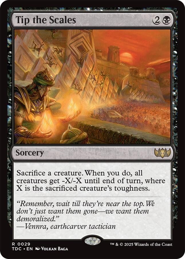 Tip the Scales [Tarkir: Dragonstorm Commander] Magic: The Gathering