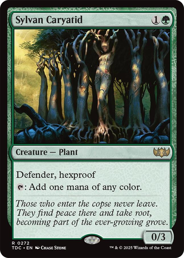Sylvan Caryatid [Tarkir: Dragonstorm Commander] Magic: The Gathering