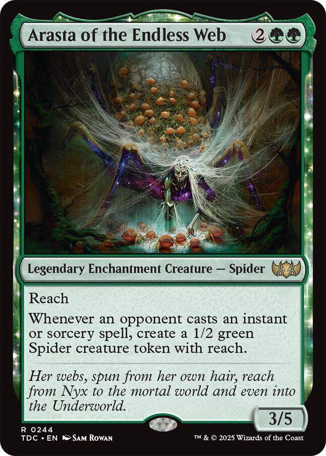Arasta of the Endless Web [Tarkir: Dragonstorm Commander] Magic: The Gathering