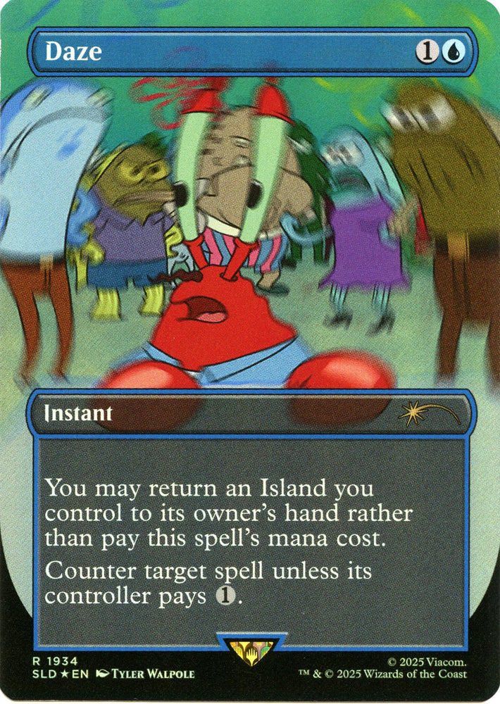 Daze (Rainbow Foil) [Secret Lair Drop Series] Magic: The Gathering
