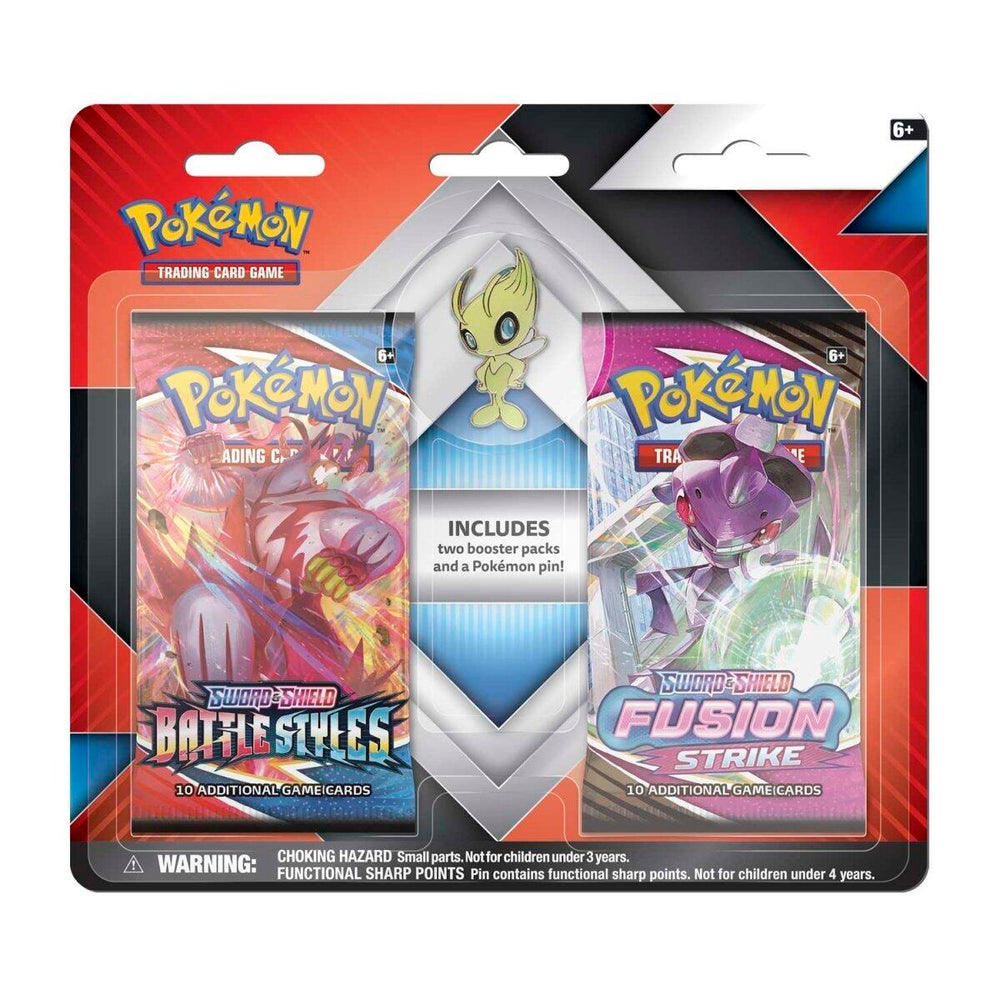 Collector's Pin 2-Pack Booster (Celebi) Pokémon