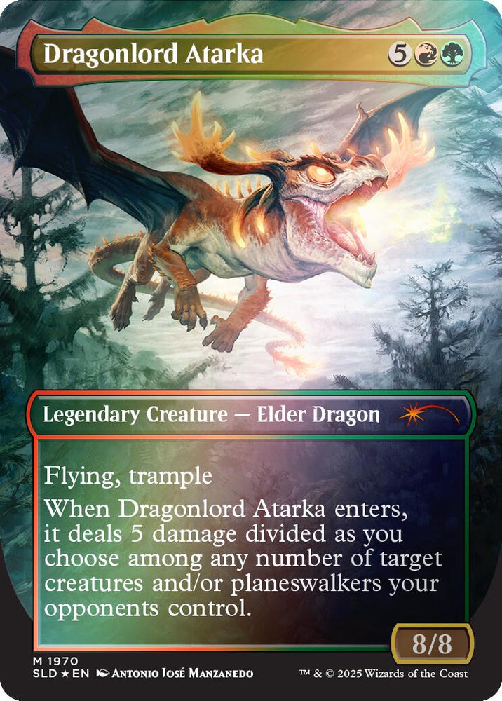 Dragonlord Atarka (Rainbow Foil) [Secret Lair Drop Series] Magic: The Gathering