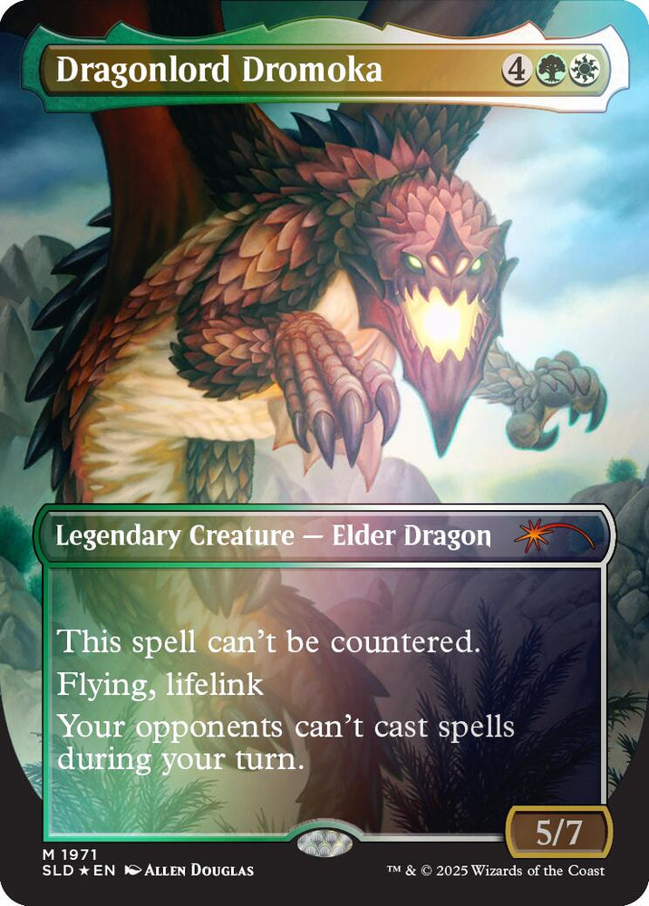 Dragonlord Dromoka (Rainbow Foil) [Secret Lair Drop Series] Magic: The Gathering