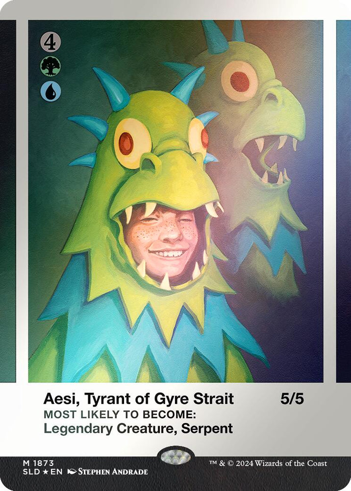 Aesi, Tyrant of Gyre Strait (Rainbow Foil) [Secret Lair Drop Series] Magic: The Gathering
